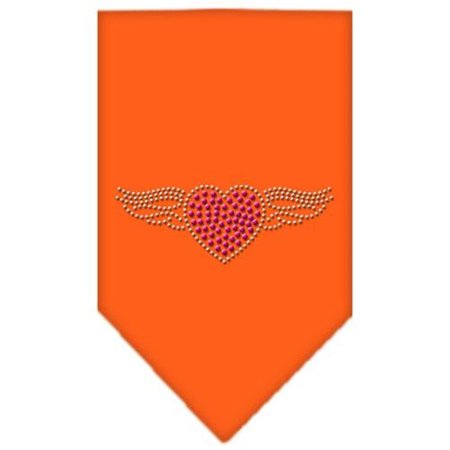 UNCONDITIONAL LOVE Aviator Rhinestone Bandana Orange Small UN787962